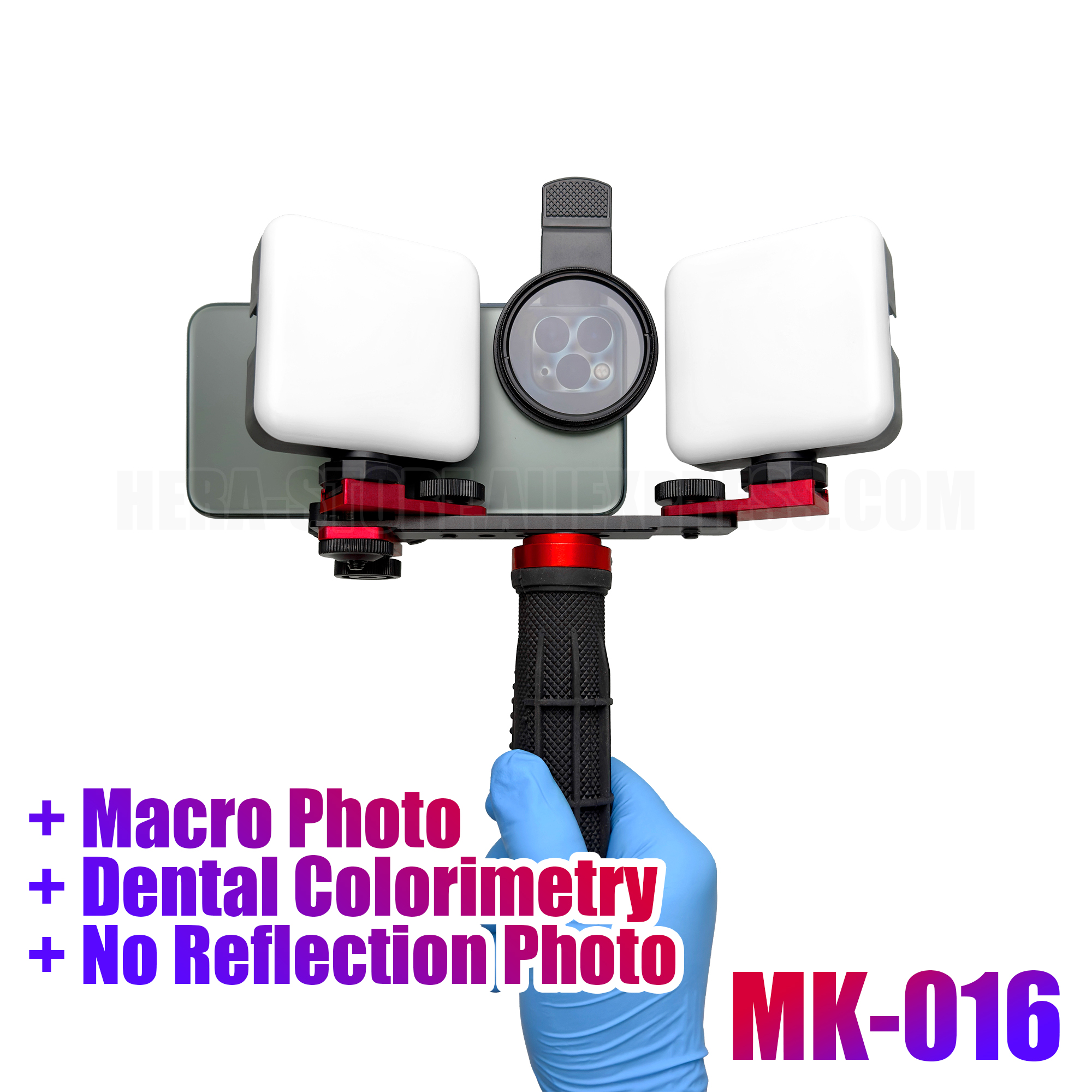 Macro Photography Lighting Kit - Dental Photography Kit, Mobile Phone Light