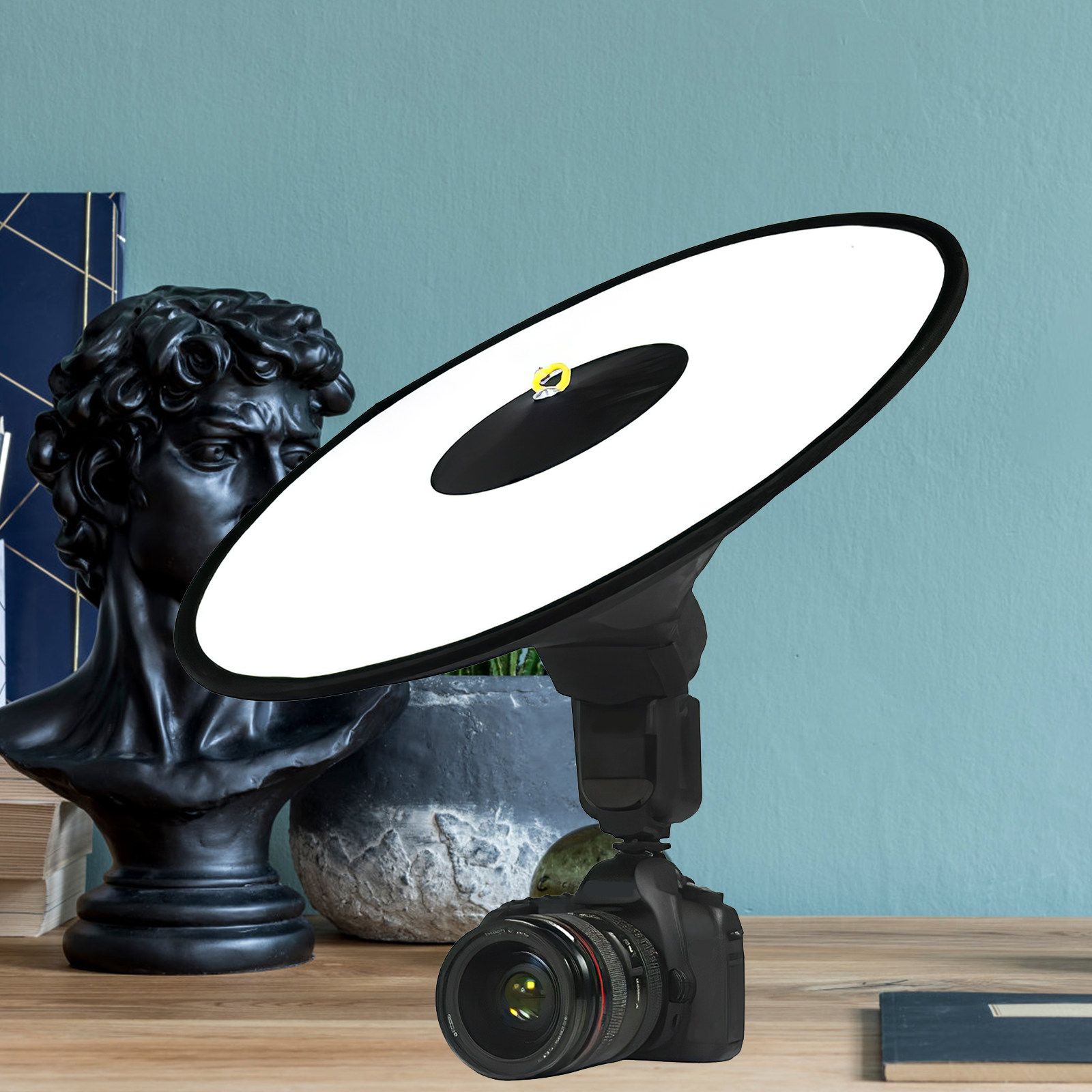 Photography Lighting No Shadows - Premium Flash Diffuser for Camera Ring