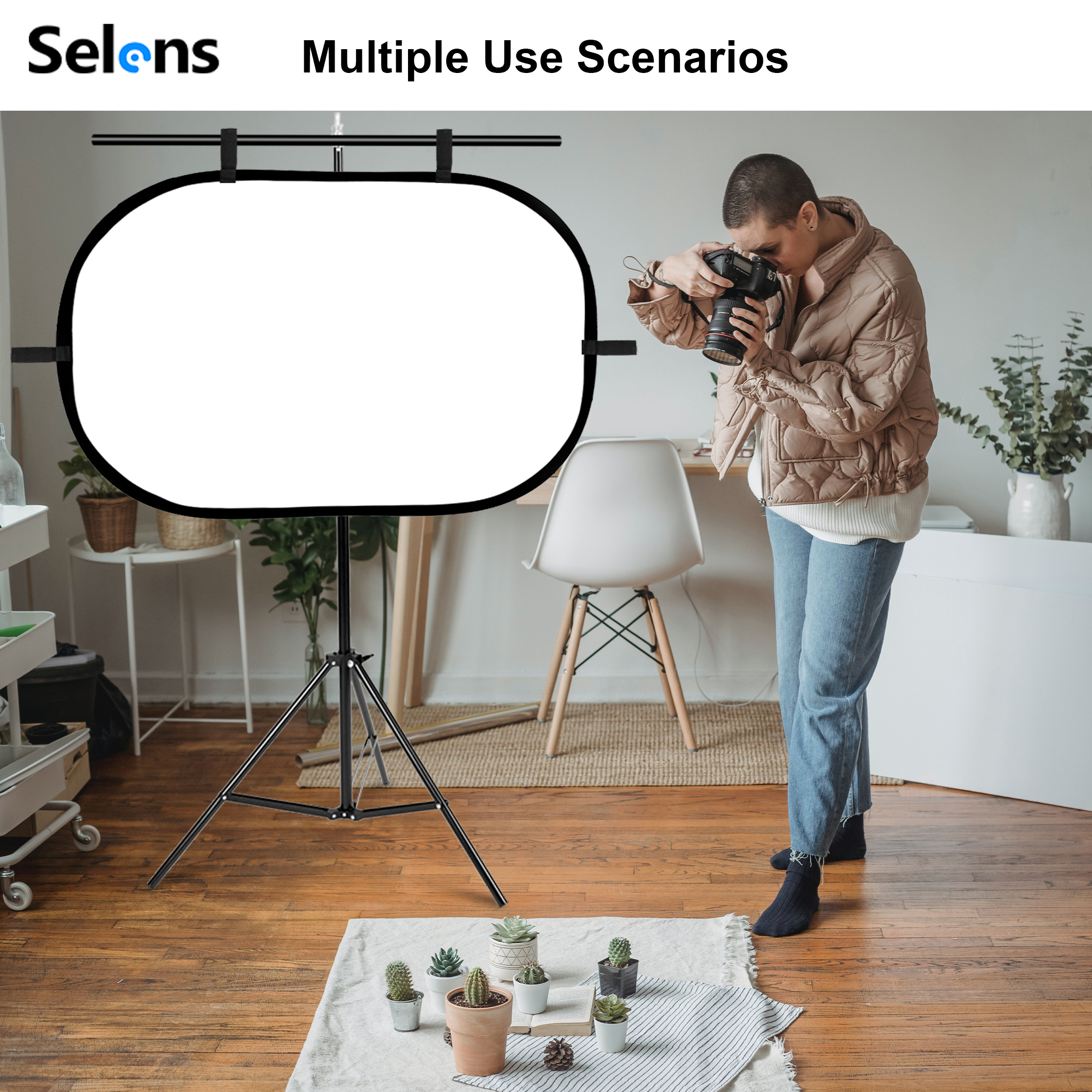 Selens White Diffuser Foldable - Portrait Photography With Lighting ulasan dan harga