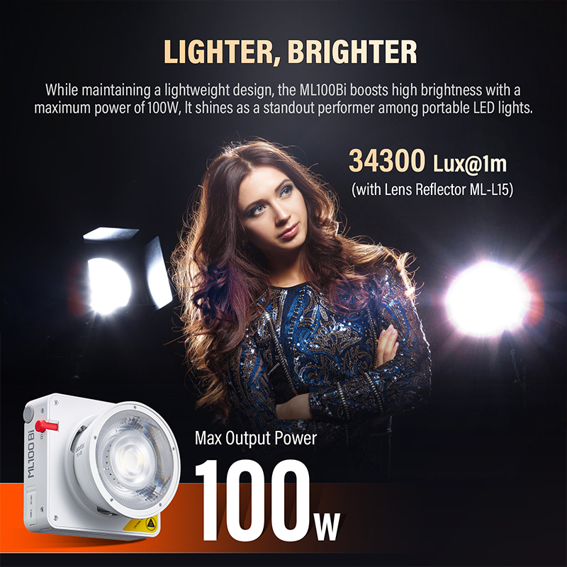 Godox ML100Bi/ML100R Bi-Color  - Photography Lighting App ulasan dan harga