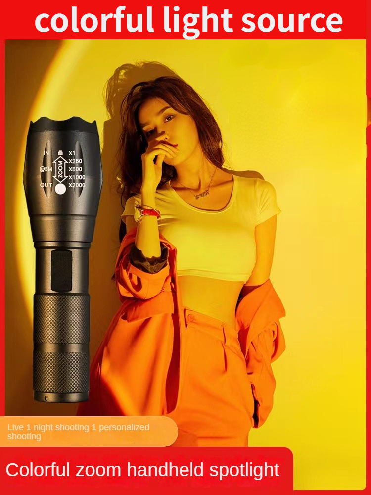 LED photography flashlight rgb - Portrait Photography With Lighting ulasan dan harga