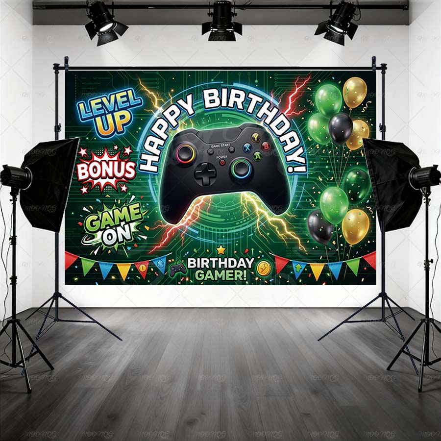 Gamer Gaming Birthday Photogra - Photography Lightning ulasan dan harga