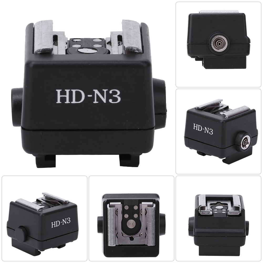 HD-N3 Camera Hot Shoe Converte - Photography Lighting With Flash ulasan dan harga