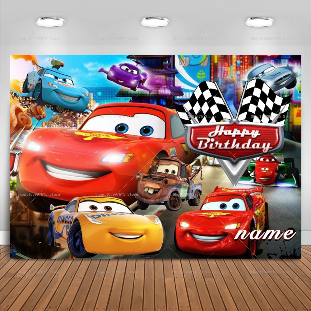 Lightning McQueen Backdrops Ch - Photography Lightning ulasan dan harga