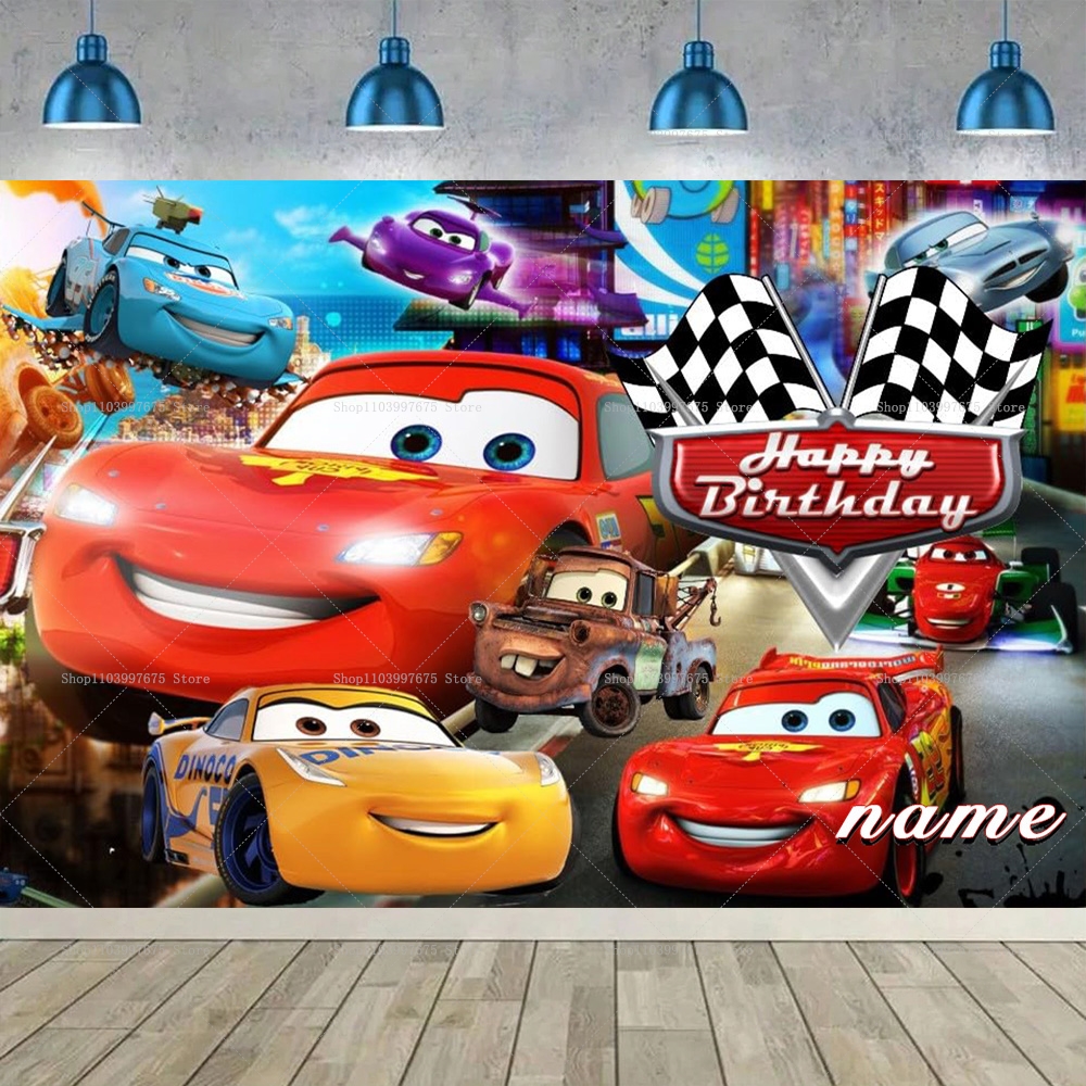 Lightning McQueen Backdrops Ch - Photography Lightning ulasan dan harga