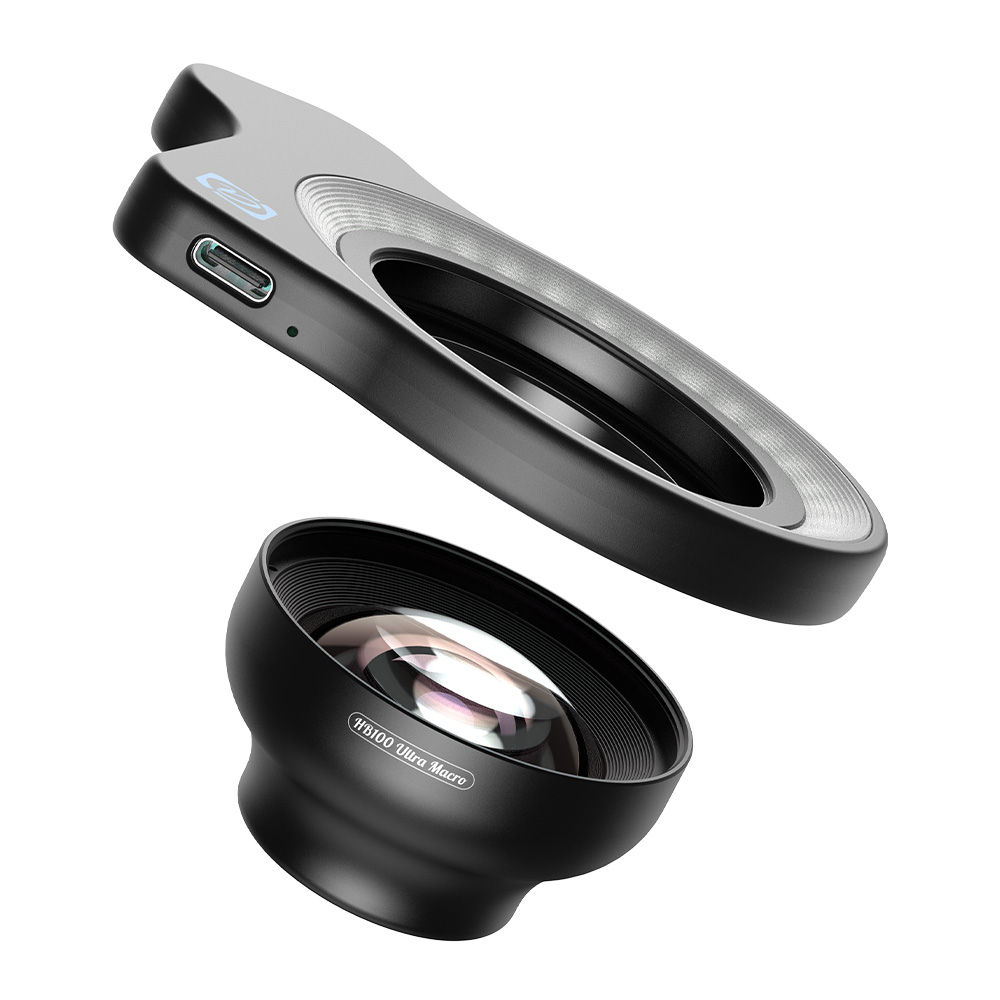 APEXEL Professional Macro Lens - Macro Photography Lighting Kit ulasan dan harga