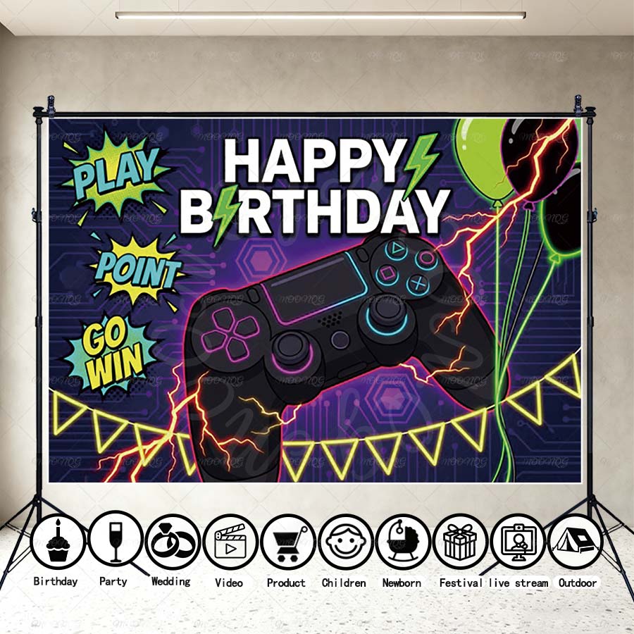 Gamer Gaming Birthday Photogra - Photography Lightning ulasan dan harga