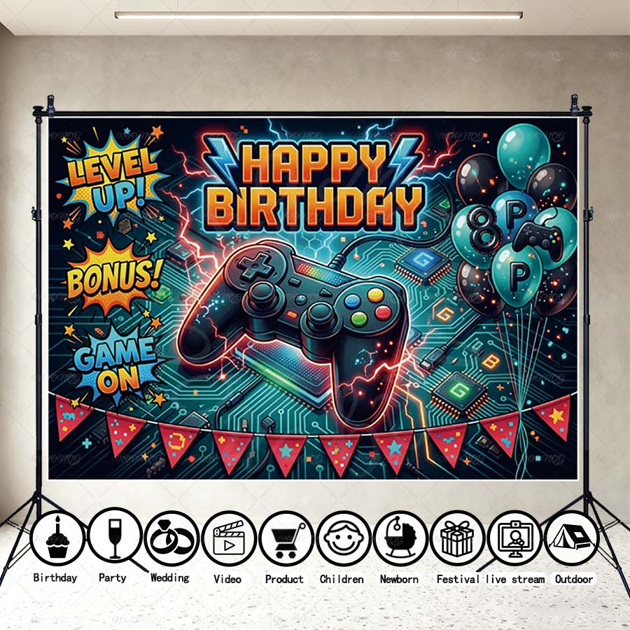 Gamer Gaming Birthday Photogra - Photography Lightning ulasan dan harga