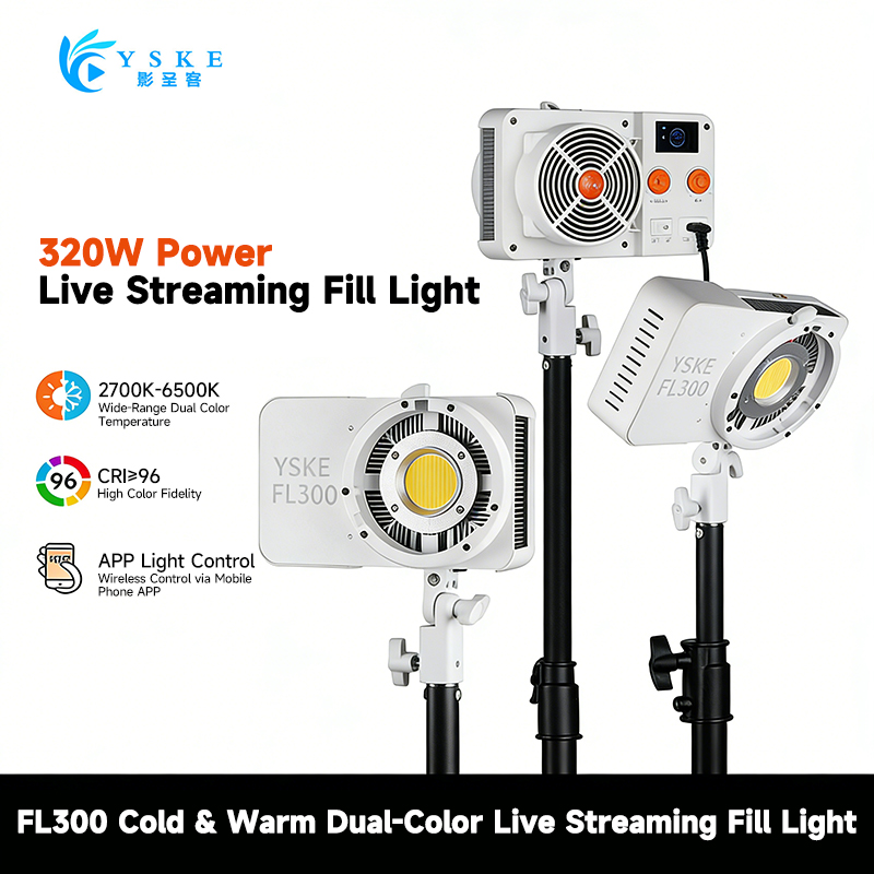 YSKE FL300 320W COB LED Video  - Photography Lighting App ulasan dan harga
