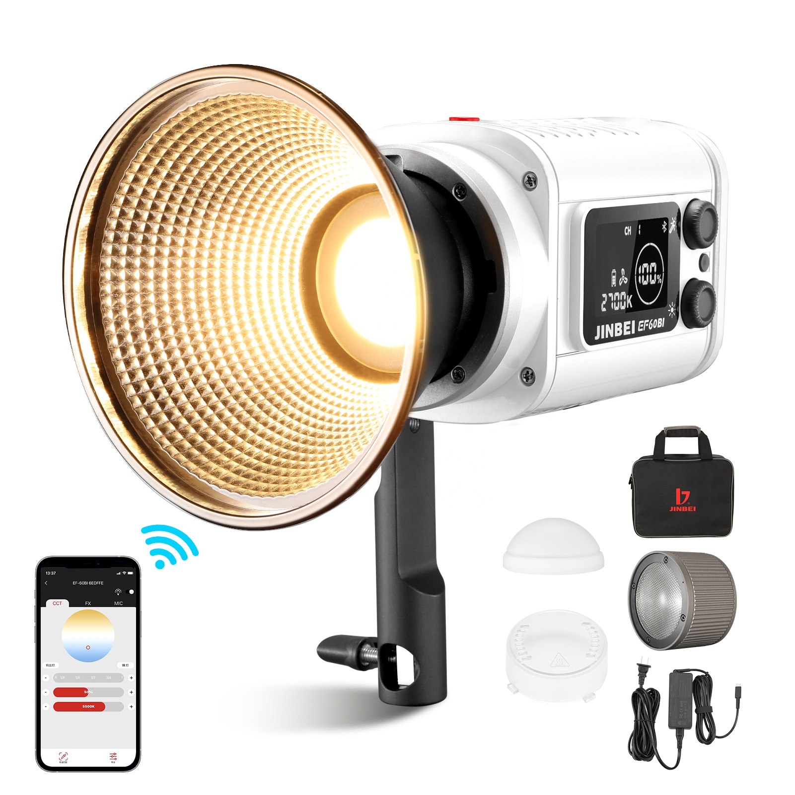 JINBEI EF-60BI 60w Photography - Photography Lighting Kit Portable ulasan dan harga